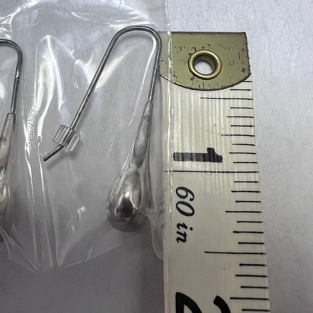 Avon Sterling Silver Teardrop‎ Earrings Minimalist Dangle Drop Hook 925 Silver